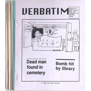Verbatim by Karl Fulves 1-10